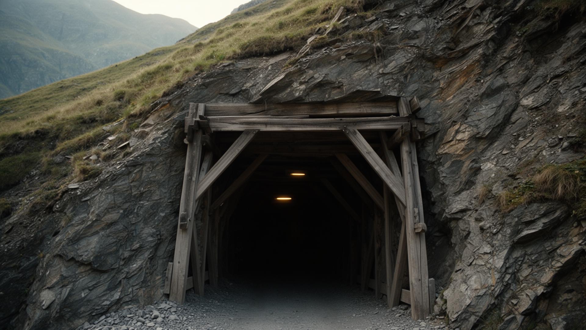 Mine adit and underground workings, Gilpin County Colorado